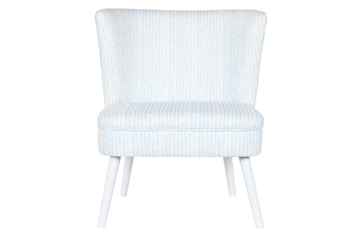 DKD Home Decor Sillon Mediterraneo Azul Blanco 67 x 85 x 73 cm DKD Home Decor Sillon Mediterraneo Azul Blanco 67 x 85 x 73 cm
