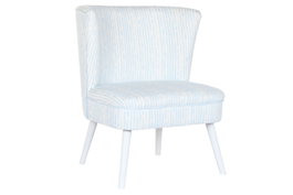 DKD Home Decor Sillon Mediterraneo Azul Blanco 67 x 85 x 73 cm