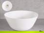 Vivalto Bol Opal Liso Blanco Vidrio 24 cm (Set de 18)