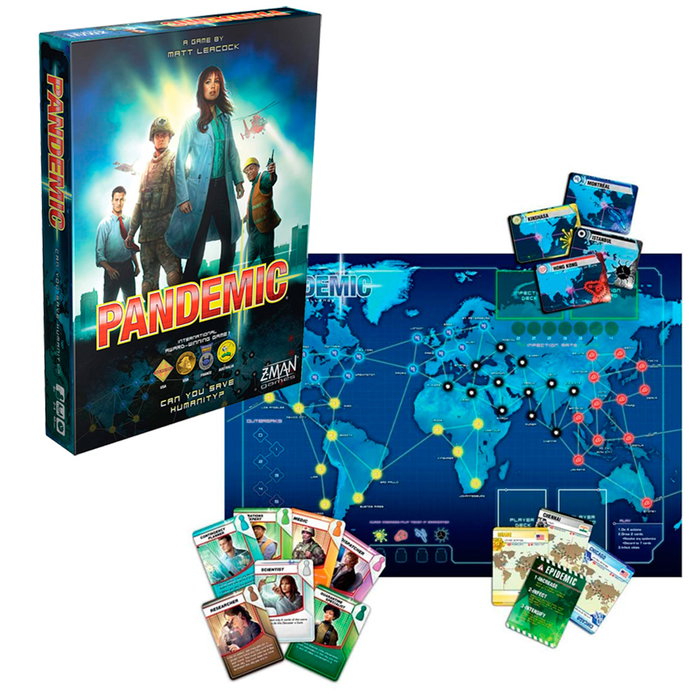 Asmodee Pandemic Juego de Mesa Cooperativo Asmodee Pandemic Juego de Mesa Cooperativo