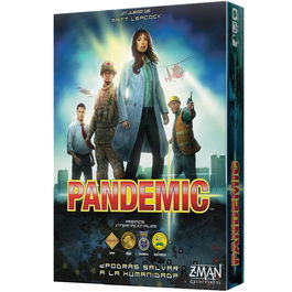 Asmodee Juego de Mesa Pandemic - Juego Cooperativo de Estrategia para 2-4 Jugadores, Edad 8+, PEGI 8, Multilingüe (Español) por Z-Man Games