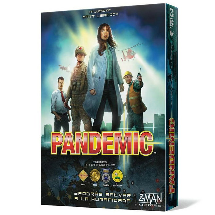 Asmodee Pandemic Juego de Mesa Cooperativo Asmodee Pandemic Juego de Mesa Cooperativo