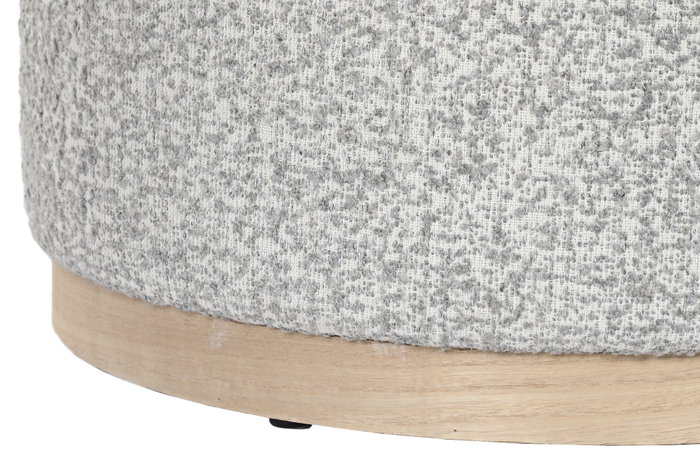 DKD Home Decor Descalzadora Poliester Gris Claro DKD Home Decor Descalzadora Poliester Gris Claro