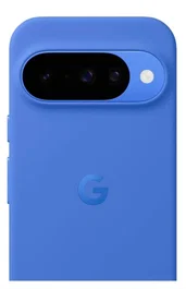 Google PixelSnap Funda Compatible con Pixel 10 y Pixel 10 Pro - Azul Indigo - Silicona y Policarbonato - Carga Inalámbrica - Material Reciclado 42% - Protección contra Caídas