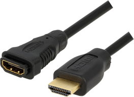 LogiLink Cable HDMI A a A con Ethernet, 2.00m, Dorado