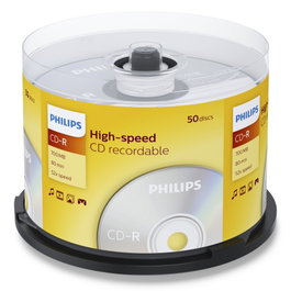 Philips CD-R 700MB 80Min 52x SP (50 unidades)