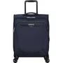 American Tourister Maleta de Cabina Spinner Summerride 55x40x23/25 cm, Expandible, 4 Ruedas Dobles, Cerradura TSA, Interior Recyclex, Azul Marino