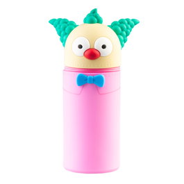ERIK Portatodo 3D Krusty El Payaso Los Simpsons Silicona Cremallera Base Extensible 17x6,5cm