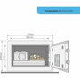 Yale Caja Fuerte Electrónica con Alarma YEC/200/DB2 - 8,6L