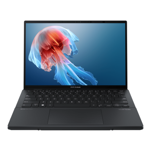Asus 90NB12U1-M00MM0 Zenbook Duo OLED UX8406MA-QL396W - Portátil 14" WUXGA, Intel Core Ultra 9 185H, 32GB RAM, 1TB SSD, Windows 11, Gris Tintero