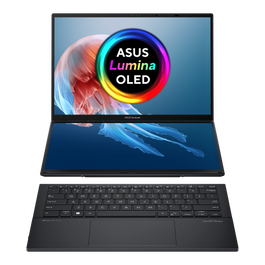 Asus 90NB12U1-M00MM0 Zenbook Duo OLED UX8406MA-QL396W - Portátil 14" WUXGA, Intel Core Ultra 9 185H, 32GB RAM, 1TB SSD, Windows 11, Gris Tintero