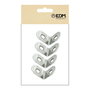 Edm Ángulo Refuerzo An24 Acero Inoxidable 20 x 20 x 16 mm 4 Unidades