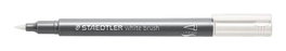 Marcador T.Opaca No Perm. Staedtler 8321 Metalico Punta Pincel Blanco (Set de 10)