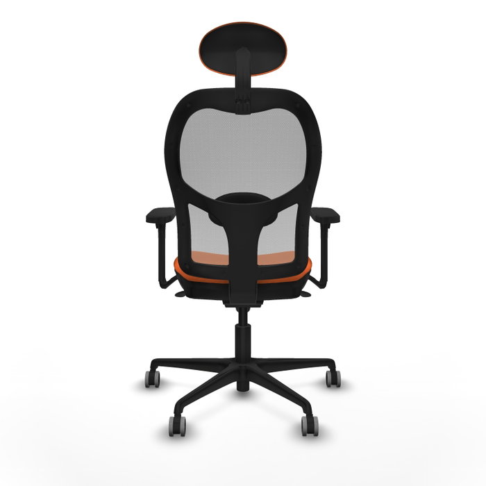 PIQUERAS Y CRESPO Silla de oficina Jorquera Naranja y Gris