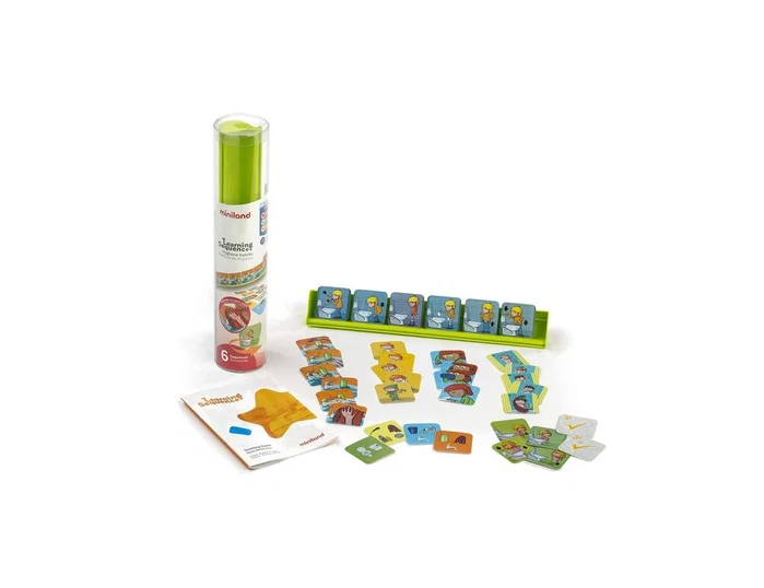 Miniland Learning Sequences Hygiene Habits para 3-6 años Miniland Learning Sequences Hygiene Habits para 3-6 años