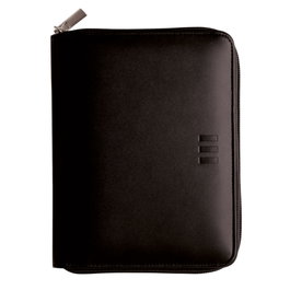 FINOCAM Agenda Clan 1000 con cremallera, vista semanal vertical, negro