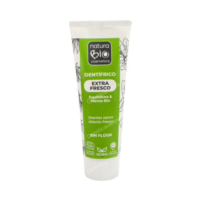 NATURABIO Dentífrico Extra Fresco Equinácea Menta BIO 75ml NATURABIO Dentífrico Extra Fresco Equinácea Menta BIO 75ml