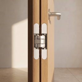 KOBLENZ Bisagra Invisible Karakter K8080 Cromo Cepillado