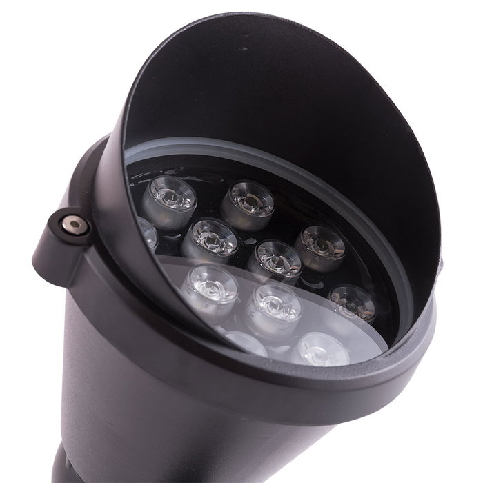 Foco LED Jardín 12W 1100Lm 6000K Blanco Frío 50.000H IP65 Aluminio SL-CPD15-12W-CW