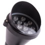 Foco LED Jardín 12W 1100Lm 6000K Blanco Frío 50.000H IP65 Aluminio SL-CPD15-12W-CW