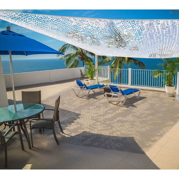 Faura Toldo Camuflaje Reversible Blanco 3 x 4 m con Tratamiento Anti-UV en Poliéster Faura Toldo Camuflaje Reversible Blanco 3 x 4 m con Tratamiento Anti-UV en Poliéster