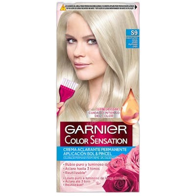 Garnier Color Sensation S9-rubio platino ceniza 120 g
