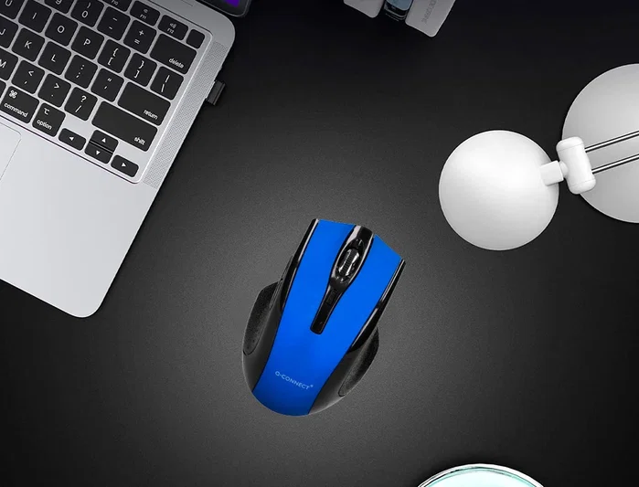 Q-connect Ratón óptico inalámbrico 1000 DPI azul Q-connect Ratón óptico inalámbrico 1000 DPI azul