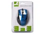 Q-connect Ratón óptico inalámbrico 1000 DPI azul