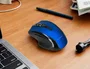 Q-connect Ratón óptico inalámbrico 1000 DPI azul