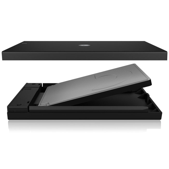 ICY BOX IB-200T-C3 Caja externa para SSD 2.5 SATA USB Tipo C Negro