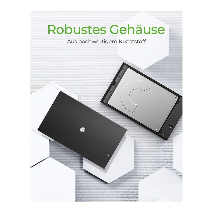 ICY BOX Caja para disco duro de 2.5" SATA USB 3.2 Negra