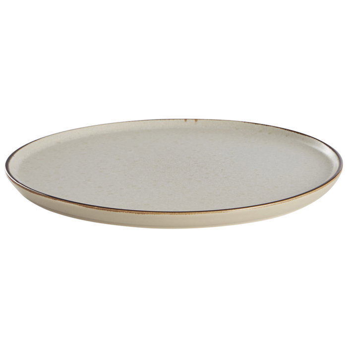 Day Plato Llano Natural Diámetro 26,5 cm con Esmaltado Reactivo Único