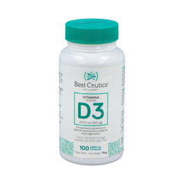 BEST CEUTICS Vitamina D3 4000 UI 100 Cápsulas