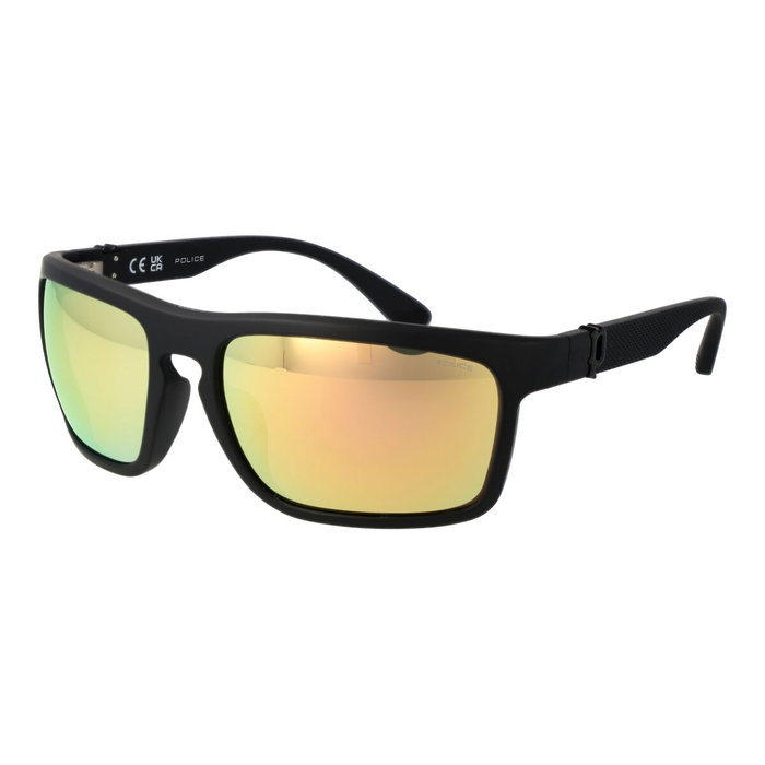 Police SPLF63-63U28G Gafas de sol para hombre con cristal gris espejo