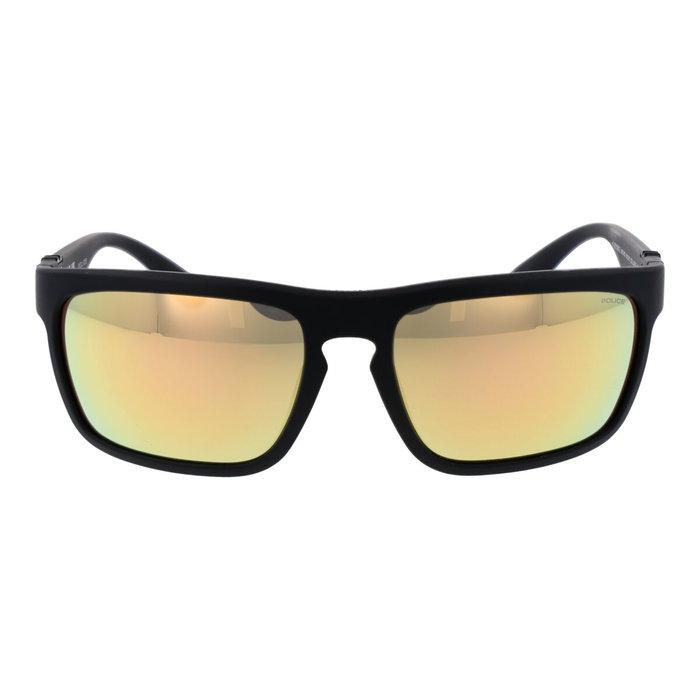 Police SPLF63-63U28G Gafas de sol para hombre con cristal gris espejo