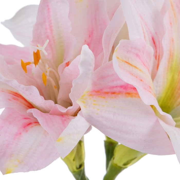 Flor Amarilis Rosa Artificial 23 X 20 X 73 cm (Set de 12)