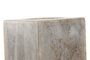 DKD Home Decor Portacepillos Mármol Beige 7,5x7,5x10,5 cm
