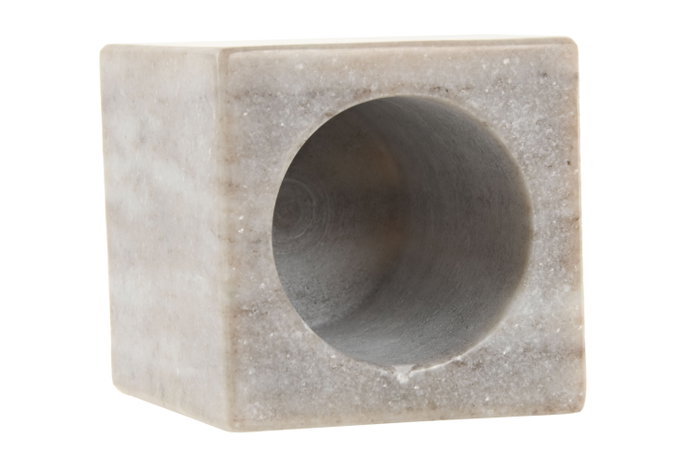 DKD Home Decor Portacepillos Mármol Beige 7,5x7,5x10,5 cm DKD Home Decor Portacepillos Mármol Beige 7,5x7,5x10,5 cm