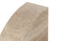DKD Home Decor Set de 2 Sujetalibros de Mármol Travertino Marrón
