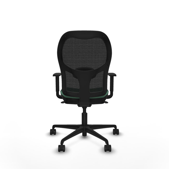 PIQUERAS Y CRESPO Silla de oficina Jorquera con mecanismo Sincro, Verde esmeralda y Negro PIQUERAS Y CRESPO Silla de oficina Jorquera con mecanismo Sincro, Verde esmeralda y Negro