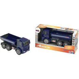 KLEIN Camión Volquete Mercedes Arocs 3803 - Escala 1:24 con Ruedas Blandas, Caja Basculante y Escotilla - Juguete para Mayores de 3 Años