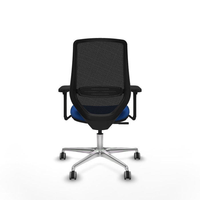 PIQUERAS Y CRESPO Silla de oficina Mardos con mecanismo Sincro Azul y Negro