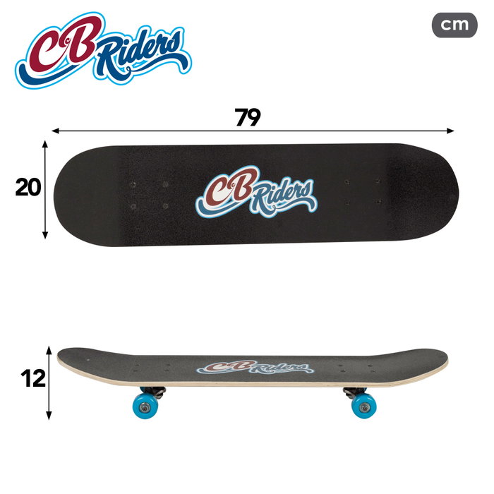 CB Riders Monopatín Madera Retro 80's Hits CB Riders Monopatín Madera Retro 80's Hits