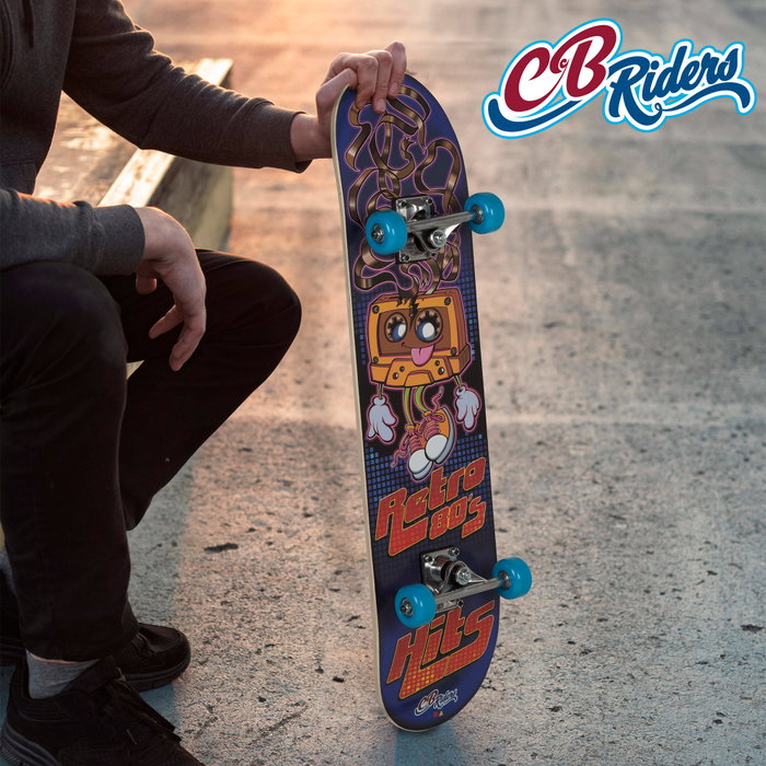 CB Riders Monopatín Madera Retro 80's Hits CB Riders Monopatín Madera Retro 80's Hits