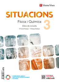 VICENS VIVES, ESO3 CAT SITUACIONS FÍSICA I QUÍMICA 3 LLIBRE DE C - (CAT).(22).PACK FISICA QUIM.3R.ESO LLIBRE+QUAD (SITUACIONS)