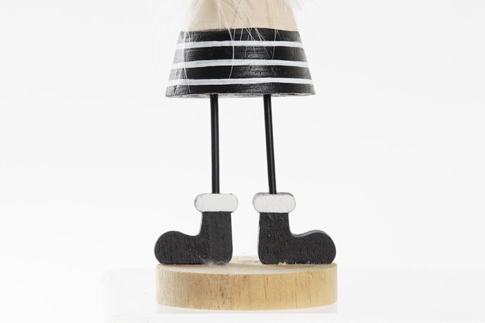 DKD Home Decor Figura de Reno MDF Surtida 6,5x6,5x21,5 cm