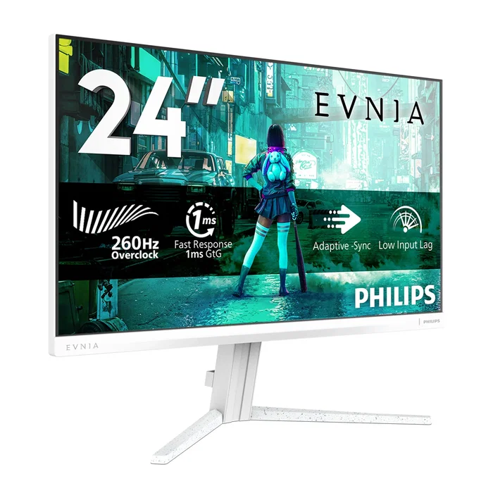 Philips Evnia 3000 24M2N3201PL/00 23.8 pulgadas Fast IPS FHD 260Hz Blanco