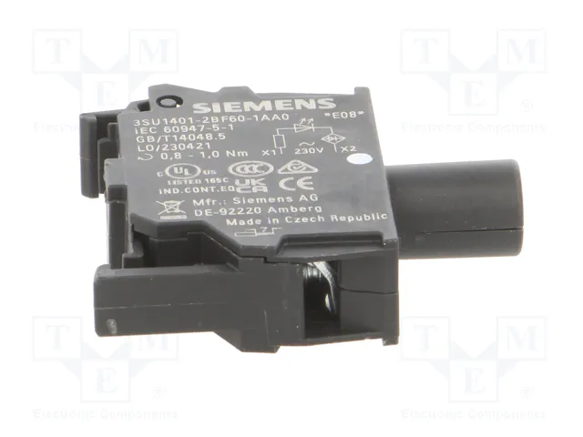 SIEMENS Elemento iluminador LED 22mm SIRIUS ACT blanco