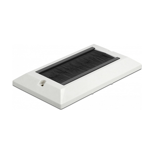 DeLOCK Cubierta para manejo de cables 146 x 86 mm con tiras de cepillo negras DeLOCK Cubierta para manejo de cables 146 x 86 mm con tiras de cepillo negras
