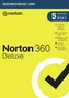 Norton 360 Deluxe Antivirus - Licencia 1 Año para 5 Dispositivos - Versión Español en Caja - 50 GB de Backup en la Nube, VPN y Gestor de Contraseñas